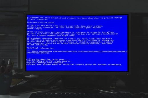 电脑开机出现蓝屏