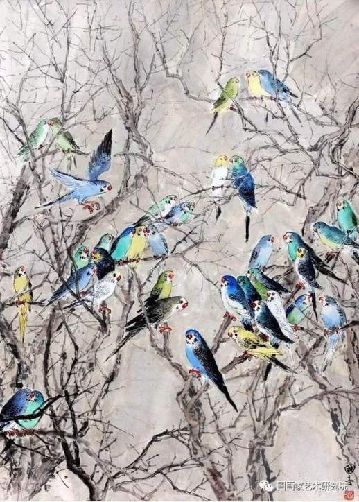 一位名叫吴国亭的著名花鸟画家