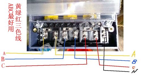 三相四线电箱接线图 三相四线电表互感器接线图视频