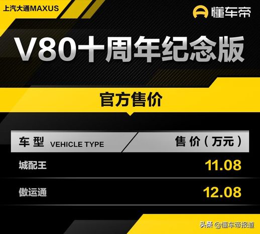 上汽大通v80七座价格 大通v80柴油版价格五座